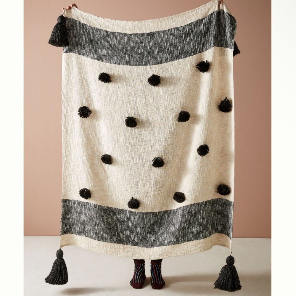 Anthropologie Shape Study Throw Blanket